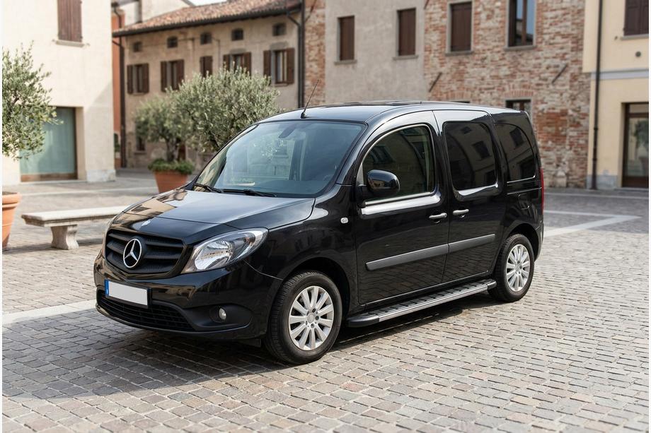 Mercedes Citan 2013-2021 Estribos Laterales Duru (2 uds., Aluminio) Image
