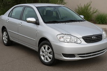 Toyota Corolla 2002-2007 Cubiertas de Espejos 2002-2005 (2 uds, plastico) foto 1