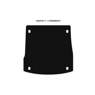 Alfombrilla de maletero de goma Carsuit V-1 (con subwoofer, negra) Alfa Romeo Stelvio 2016- foto 1
