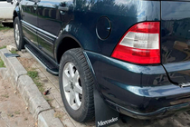 Mercedes ML W163 1997-2005 Estribos Laterales Duru (2 uds., Aluminio) foto 1