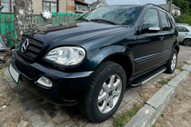 Mercedes ML W163 1997-2005 Estribos Laterales Duru (2 uds., Aluminio) foto 2