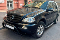 Mercedes ML W163 1997-2005 Estribos Laterales Duru (2 uds., Aluminio) foto 5