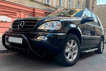Mercedes ML W163 1997-2005 Estribos Laterales Duru (2 uds., Aluminio) foto 6