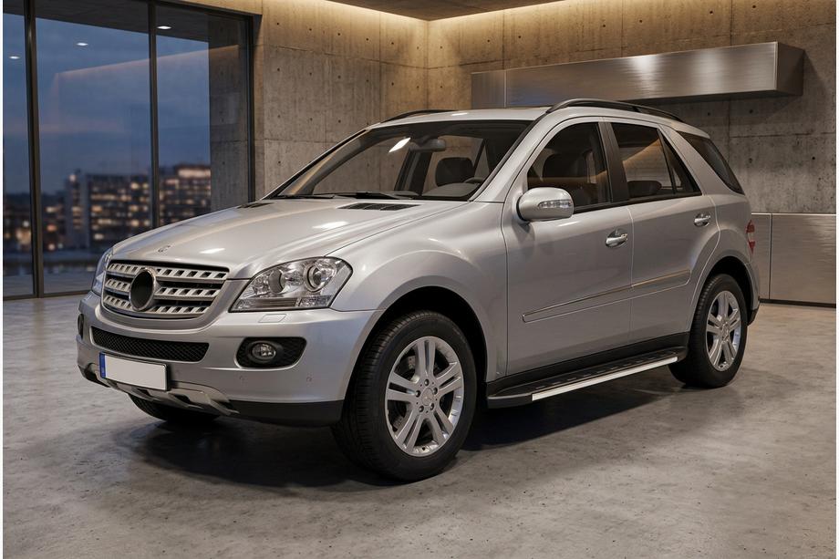 Mercedes ML W164 2005-2011 Estribos Laterales Duru (2 uds., Aluminio) Image