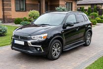 Mitsubishi ASX 2010-2023 Estribos Laterales Bosphorus Black (2 uds., Aluminio) foto 1