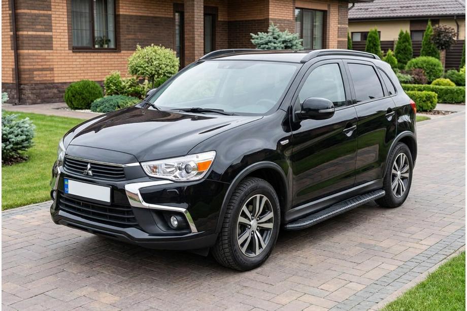 Mitsubishi ASX 2010-2023 Estribos Laterales Bosphorus Black (2 uds., Aluminio) Image