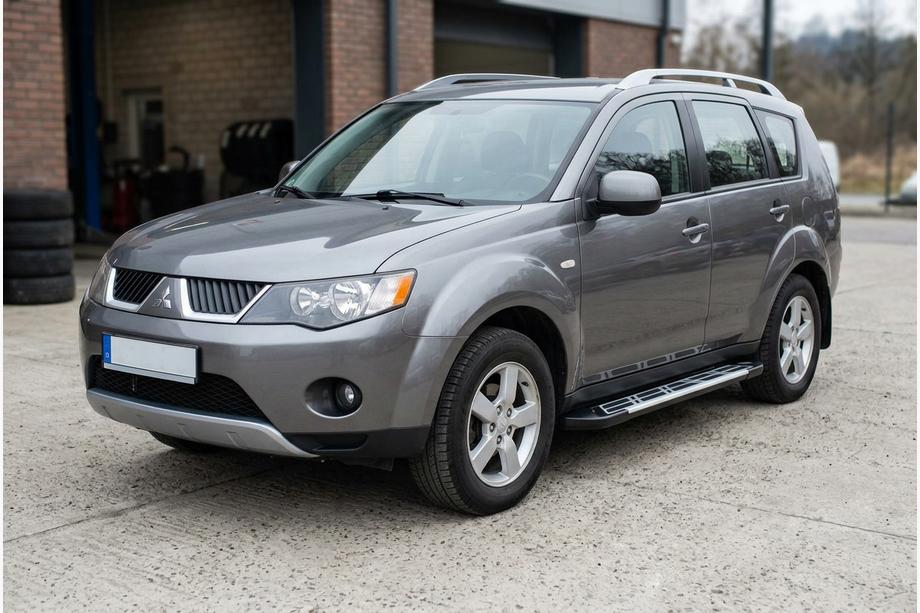 Mitsubishi Outlander 2006-2012 Estribos Laterales Sunrise (2 uds., Aluminio) Image