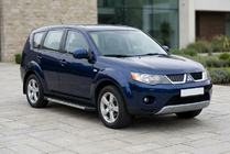 Mitsubishi Outlander 2006-2012 Estribos Laterales Duru (2 uds., Aluminio) foto 1
