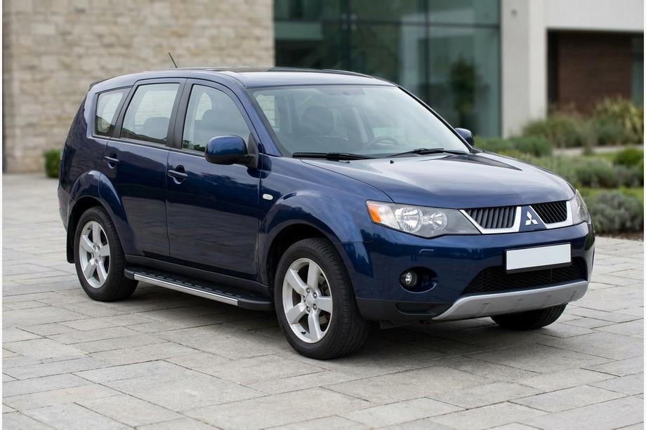 Mitsubishi Outlander 2006-2012 Estribos Laterales Duru (2 uds., Aluminio) Image