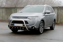 Mitsubishi Outlander 2012-2021 Defensa Delantera WT004 (Acero Inoxidable) foto 2