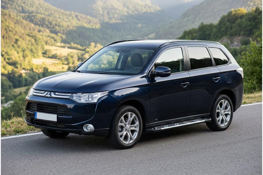 Mitsubishi Outlander 2012-2021 Estribos Laterales Sunrise (2 uds., Aluminio) Image