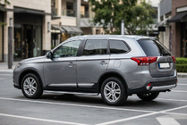 Mitsubishi Outlander 2012-2021 Estribos Laterales Tayga Grey (2 uds., Aluminio) foto 1