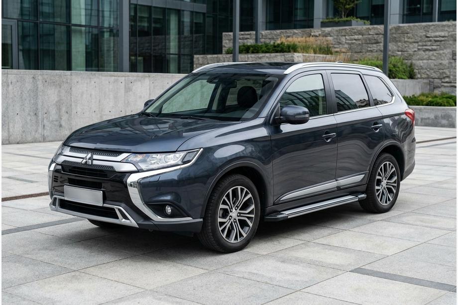 Mitsubishi Outlander 2012-2021 Estribos Laterales Rainbow (2 uds., Aluminio) Image