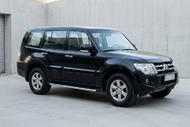 Mitsubishi Pajero Wagon IV 2006-2021 Estribos Laterales Fullmond (2 uds, aluminio) foto 1