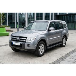 Estribos Laterales Allmond Black (2 uds., Aluminio) Mitsubishi Pajero Wagon IV 2006-2021 foto 1