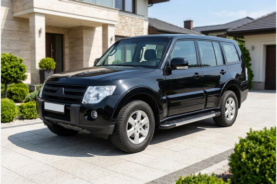 Mitsubishi Pajero Wagon IV 2006-2021 Estribos Laterales RedLine V1 (2 uds., Aluminio) Image