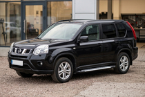 Nissan X-trail T31 2007-2014 Estribos Laterales Line (2 uds., Aluminio) foto 1