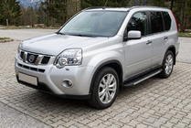 Nissan X-trail T31 2007-2014 Estribos Laterales Duru (2 uds., Aluminio) foto 1