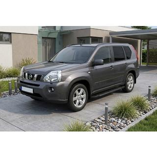 Estribos Laterales RedLine Black (2 uds., Aluminio) Nissan X-trail T31 2007-2014 foto 1