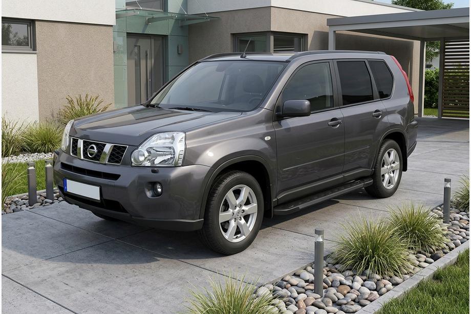 Nissan X-trail T31 2007-2014 Estribos Laterales RedLine Black (2 uds., Aluminio) Image