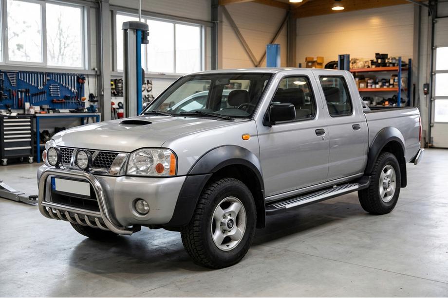 Nissan NP300 1999-2015 Estribos Laterales Line (2 uds., Aluminio) Image