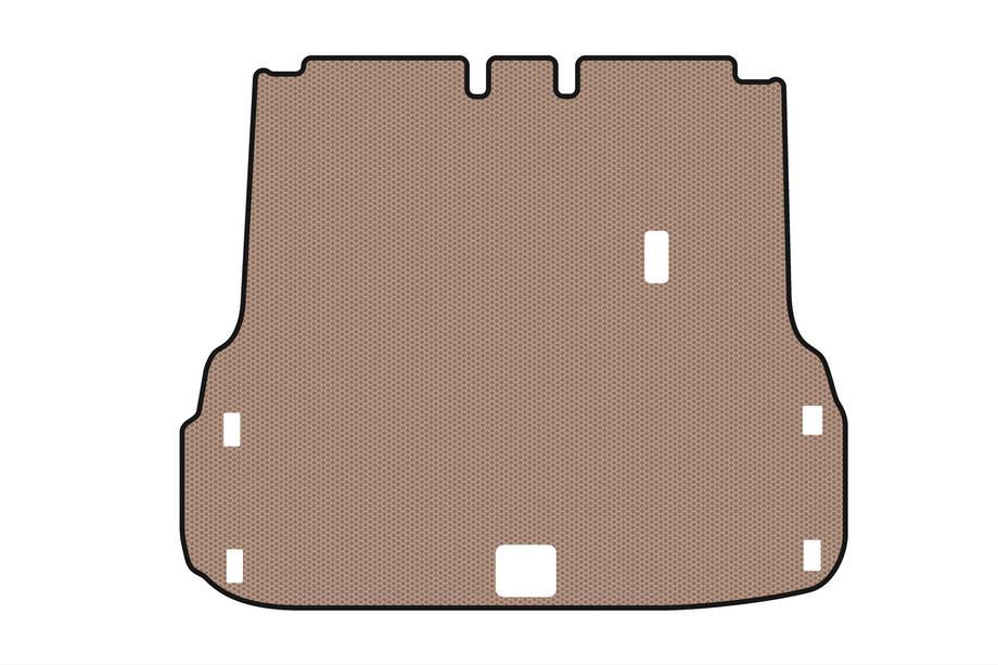 Nissan Pathfinder R52 2012-2021 Alfombrilla de goma para maletero Carsuit (Beige) Foto 1