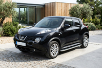Nissan Juke 2010-2019 Estribos Laterales Tayga Grey (2 uds., Aluminio) foto 1