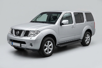 Nissan Pathfinder R51 2005-2014 Estribos Laterales Allmond Black (2 uds., Aluminio) foto 1