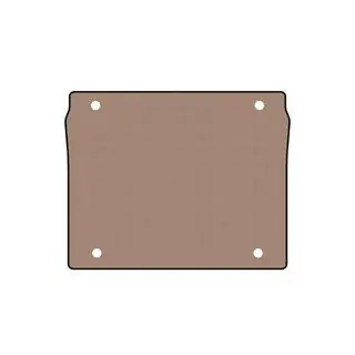 Alfombrilla de goma para maletero Carsuit (5 plazas/Base corta, beige) foto 1
