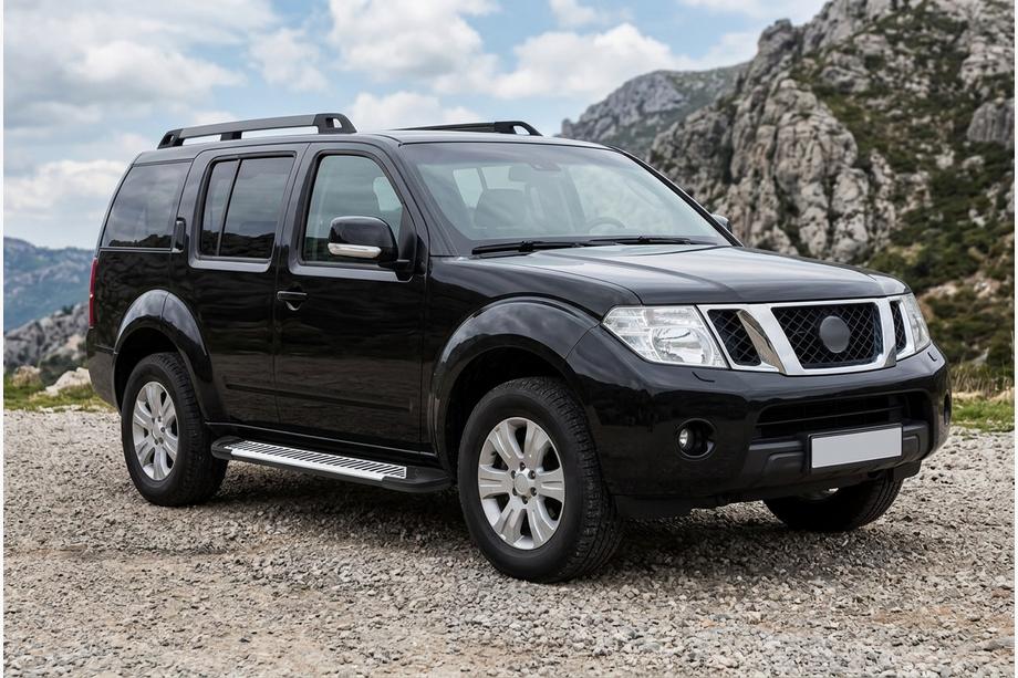 Nissan Pathfinder R51 2005-2014 Estribos Laterales Line (2 uds., Aluminio) Image