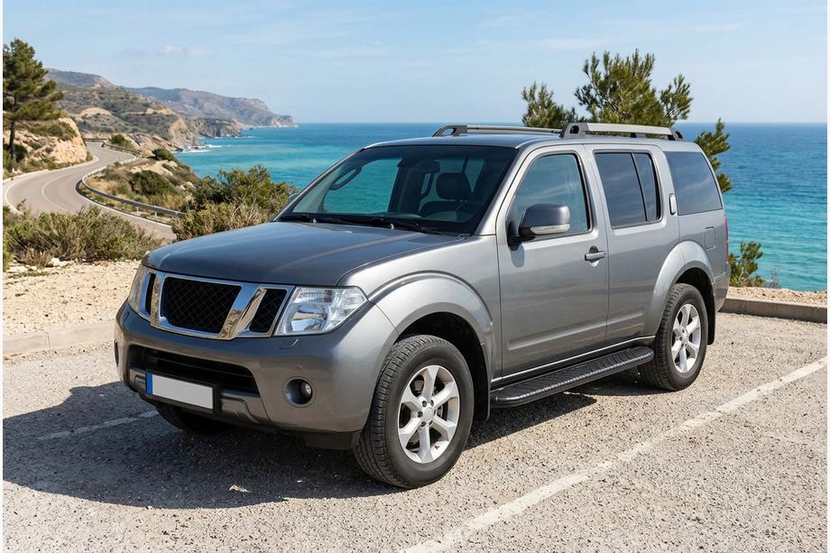 Nissan Pathfinder R51 2005-2014 Estribos Laterales Bosphorus Black (2 uds., Aluminio) Image
