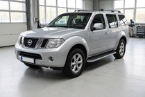 Nissan Pathfinder R51 2005-2014 Estribos Laterales Tayga Grey (2 uds., Aluminio) foto 1