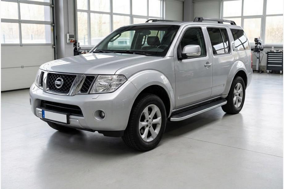 Nissan Pathfinder R51 2005-2014 Estribos Laterales Tayga Grey (2 uds., Aluminio) Image