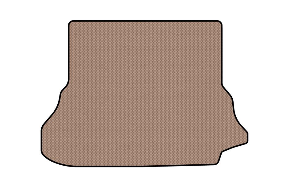 Renault Laguna 2001-2007 Alfombrilla de maletero de goma Carsuit (hatchback, 5 puertas, beige) Foto 1