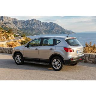 Estribos Laterales Allmond Black (2 uds., Aluminio) Nissan Qashqai 2007-2010 foto 1