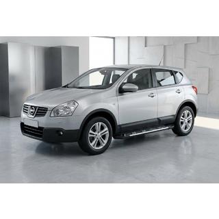 Estribos Laterales Sunrise (2 uds., Aluminio) Nissan Qashqai 2007-2010 foto 1