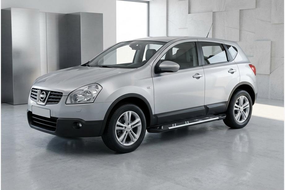 Nissan Qashqai 2007-2010 Estribos Laterales Sunrise (2 uds., Aluminio) Foto 1