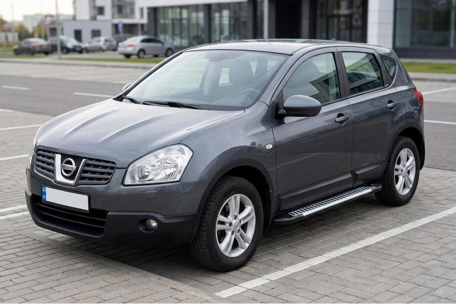 Nissan Qashqai 2007-2010 Estribos Laterales Line (2 uds., Aluminio) Image