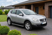 Nissan Qashqai 2007-2010 Estribos Laterales Maydos V1 (2 uds., Aluminio y Acero Inoxidable) foto 1