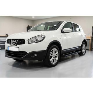Estribos Laterales Allmond Black (2 uds., Aluminio) Nissan Qashqai 2010-2014 foto 1