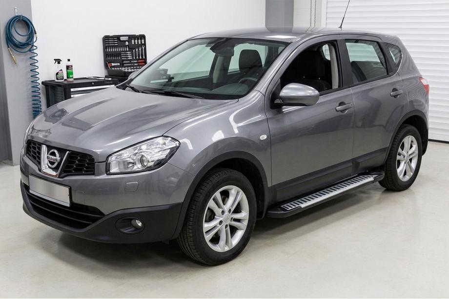 Nissan Qashqai 2010-2014 Estribos Laterales Line (2 uds., Aluminio) Image