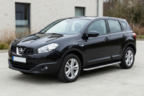 Nissan Qashqai 2010-2014 Estribos Laterales Maydos V1 (2 uds., Aluminio y Acero Inoxidable) foto 1