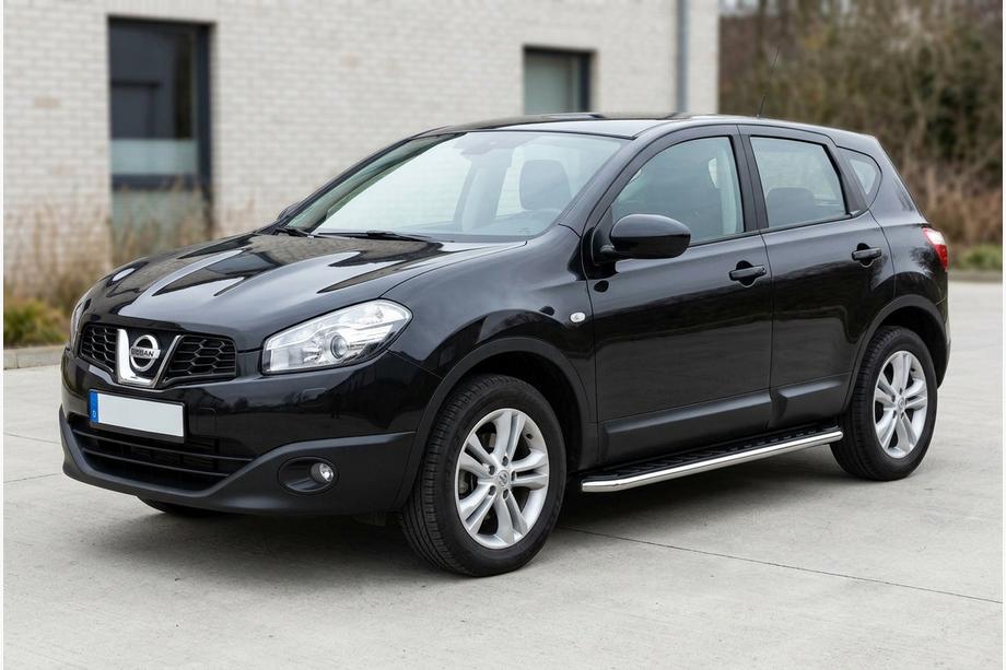 Nissan Qashqai 2010-2014 Estribos Laterales Maydos V1 (2 uds., Aluminio y Acero Inoxidable) Image