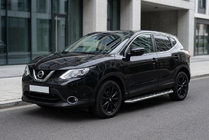 Nissan Qashqai 2014-2021 Estribos Laterales Maydos V1 (2 uds., Aluminio y Acero Inoxidable) foto 1