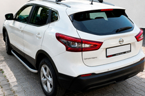 Nissan Qashqai 2014-2021 Estribos Laterales Tayga (2 uds., Aluminio) foto 1