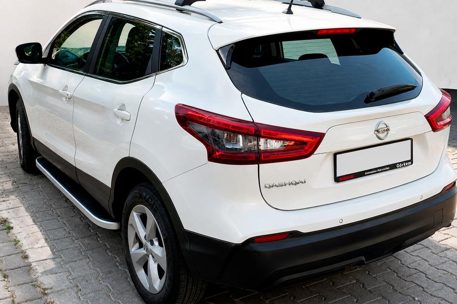 Nissan Qashqai 2014-2021 Estribos Laterales Tayga (2 uds., Aluminio) Image
