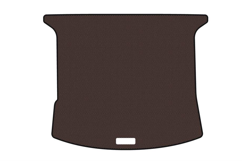 Mazda 5 2005-2009 Alfombrilla de maletero de goma Carsuit (2 filas, 7 plazas, marrón) Foto 1