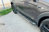 Opel Antara 2006-2017 Estribos Laterales RedLine V1 (2 uds., Aluminio) foto 1
