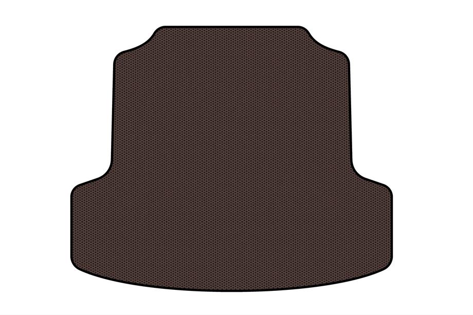 Nissan Altima 2012-2018 Alfombrilla de goma para maletero Carsuit (SD, marrón) Foto 1