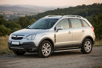 Opel Antara 2006-2017 Estribos Laterales Maydos V1 (2 uds., Aluminio y Acero Inoxidable) foto 1